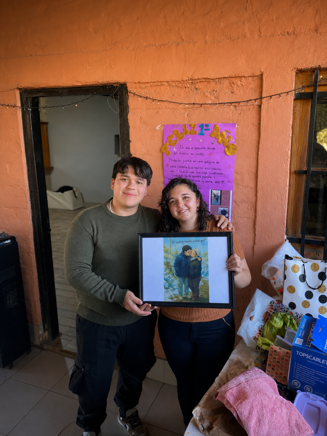 Recuerdo de Nicolás y Gisella